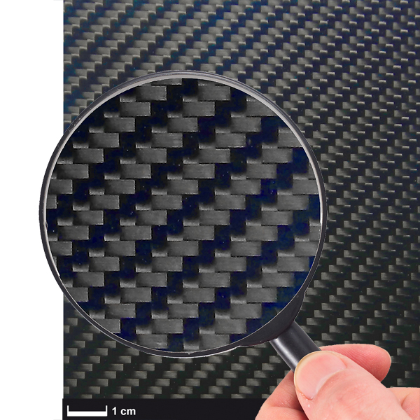 Carbon plate 1000x500x2,0 mm ECOTECH