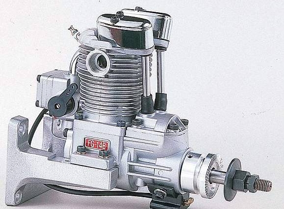 Motor Saito FG-14, 13,47 cc