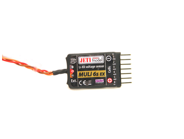 Sensor DUPLEX 2,4 EX MULi 6S para medir el voltaje de packs Lixx