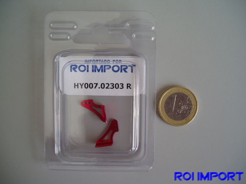 Horn aluminio pequeño rojo (2pcs)