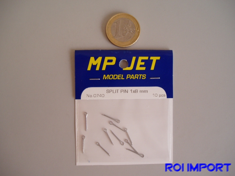 Split pin 1x8 mm (10 uds)