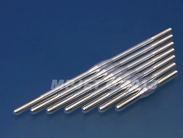 Fully Threaded Steel Rod alumin 90 mm M2,5 (2 pcs)