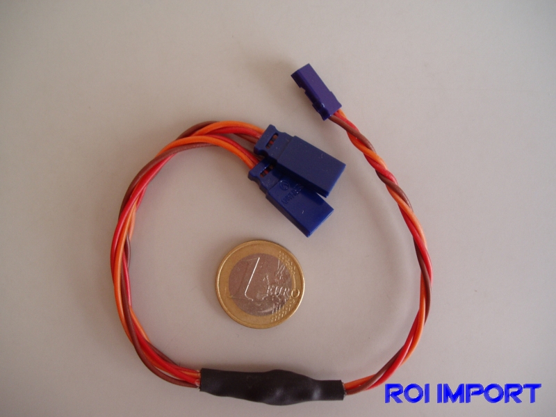 Cable silicona "Y" 30 cm (Graupner)