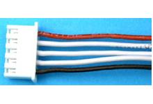 Prolongador macho XH 30 cm 6 elementos cable silicona 0,25 mm