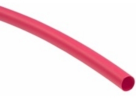 Termo-retráctil rojo tubo de 6,4x1000 mm 2:1