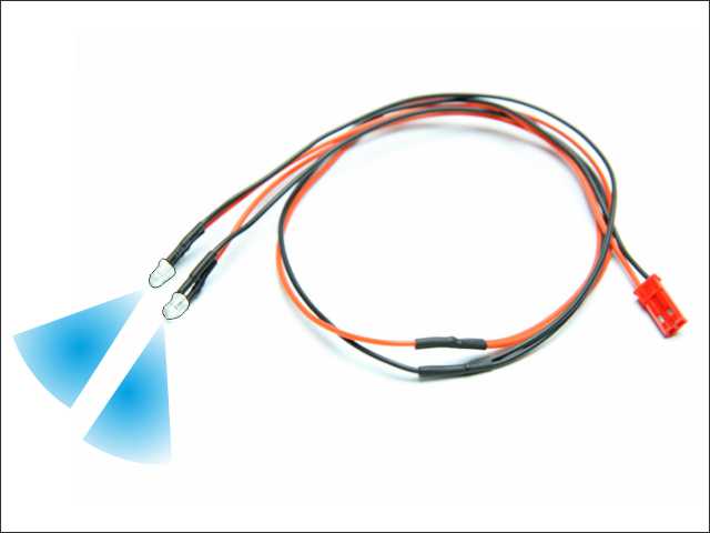 LED wire (blue - 2pcs)