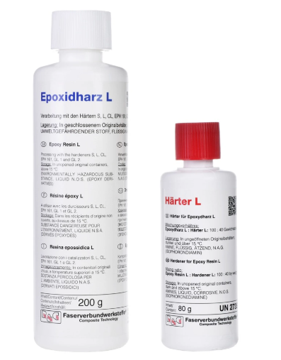 Epoxy Resin L + Hardener L (40 min) 240g (200g Resin L + 40g Har