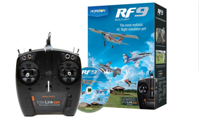 RF9 Flight Simulator with Spektrum Controller