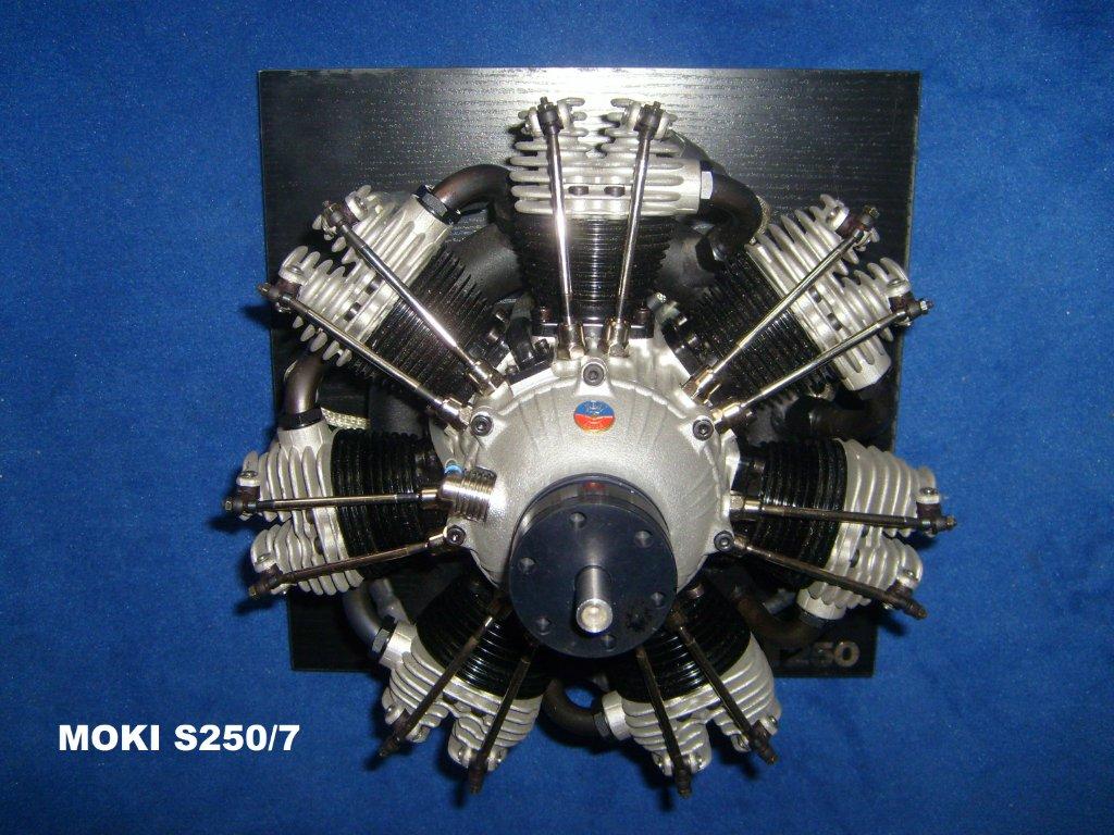 Motor MOKI S 250 cc 7-cylindrer