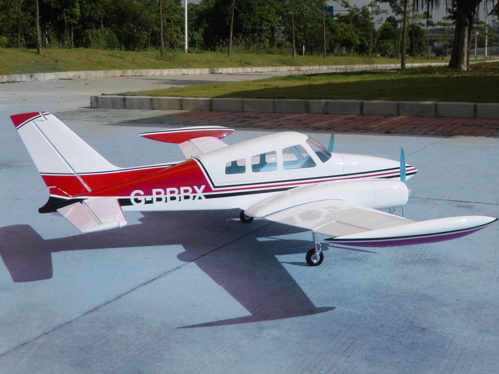 Cessna 310 Red #G-BBBX  3200 mm (CY MODEL)