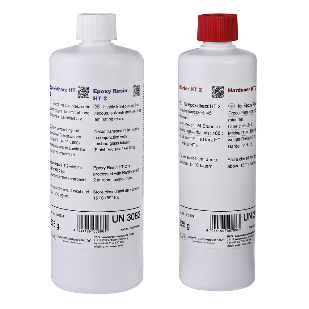 Epoxy Resin HT 2 + Hardener HT 2, kit/ 296 g